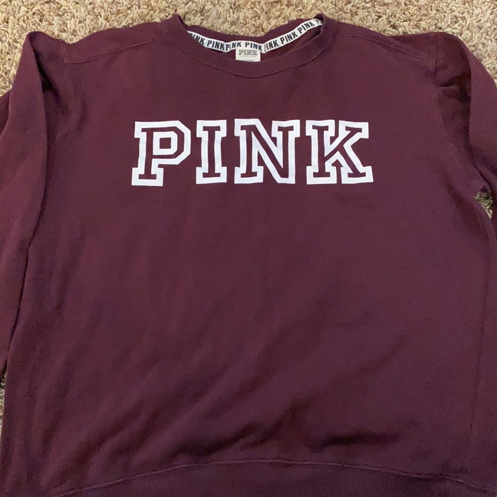 Burgundy longsleeve from pink